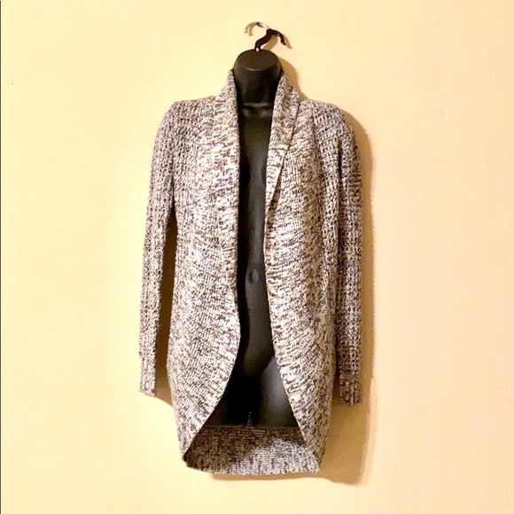 Derek Heart Sweaters - Derek ♥️ Gray Open Face Cardigan, Small